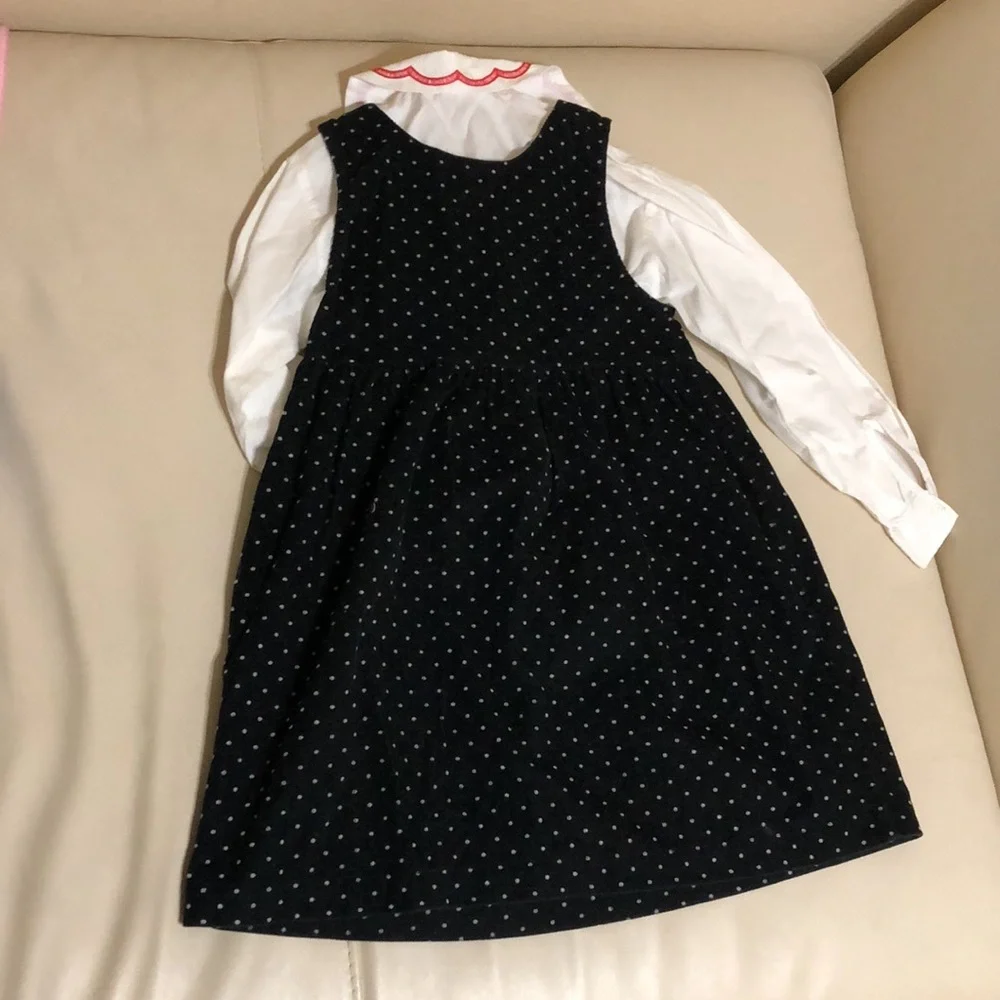 Hanna Andersson 2 piece Swiss dot Dress set - Picture 2 of 5